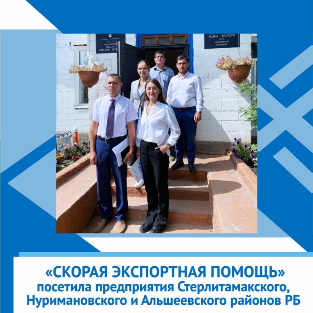 Cостоялся выезд «Скорой экспортной помощи» в Альшеевский, Нуримановский и Стерлитамакский районы