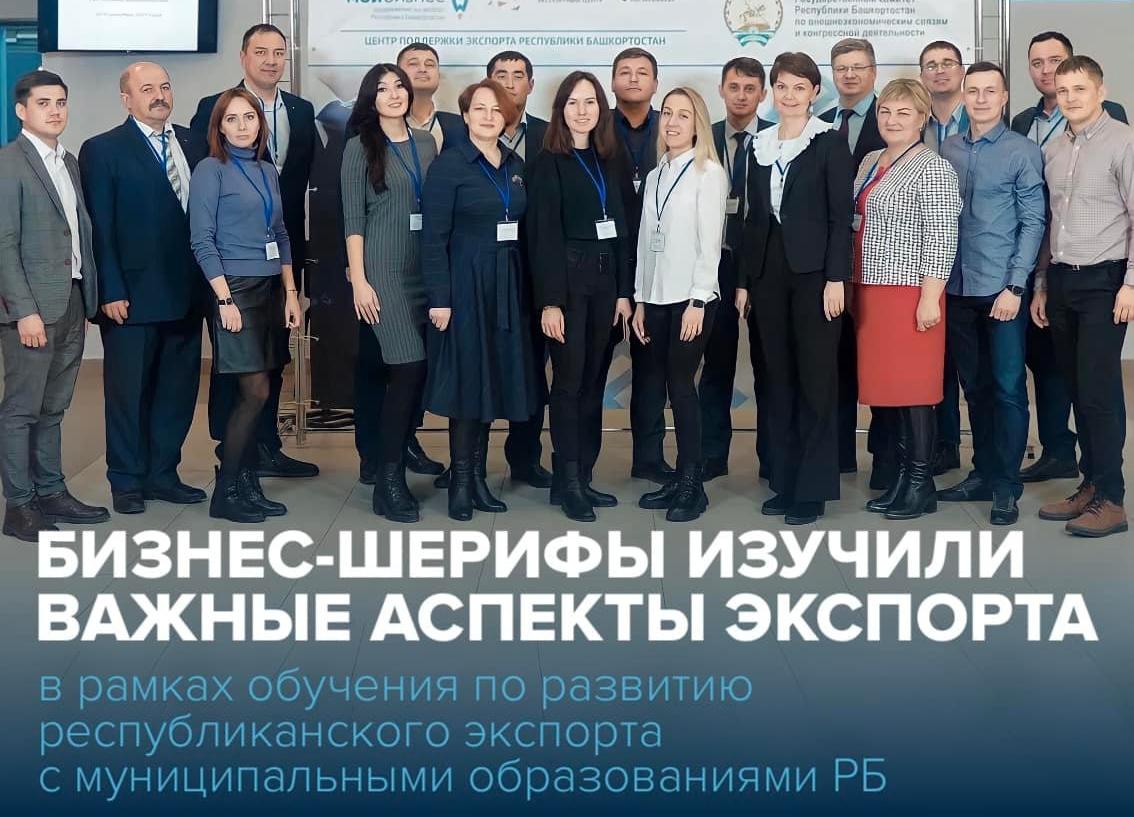 Центр поддержки экспорта РБ совместно с Министерством внешнеэкономических связей и конгрессной деятельности провели обучение по развитию республиканского экспорта с муниципальными образованиями Республики Башкортостан