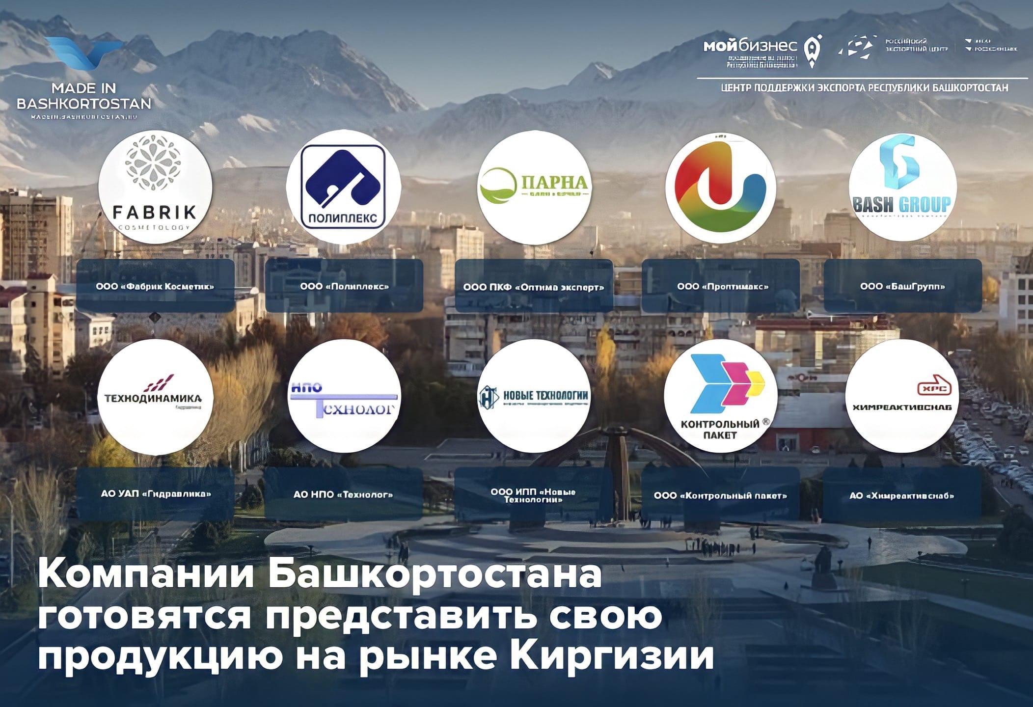 10 республиканских компаний примут участие в бизнес-миссии в Киргизской Республике