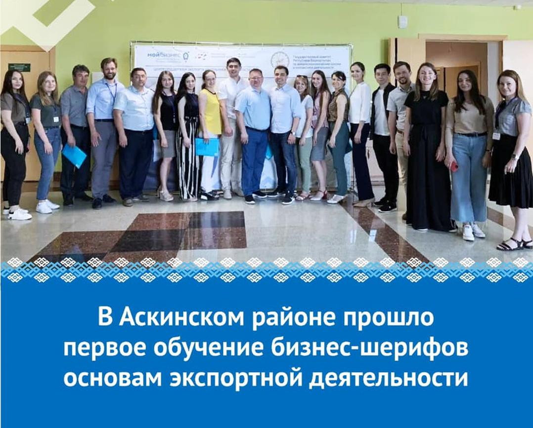 В Аскинском районе прошло первое обучение бизнес-шерифов основам экспортной деятельности